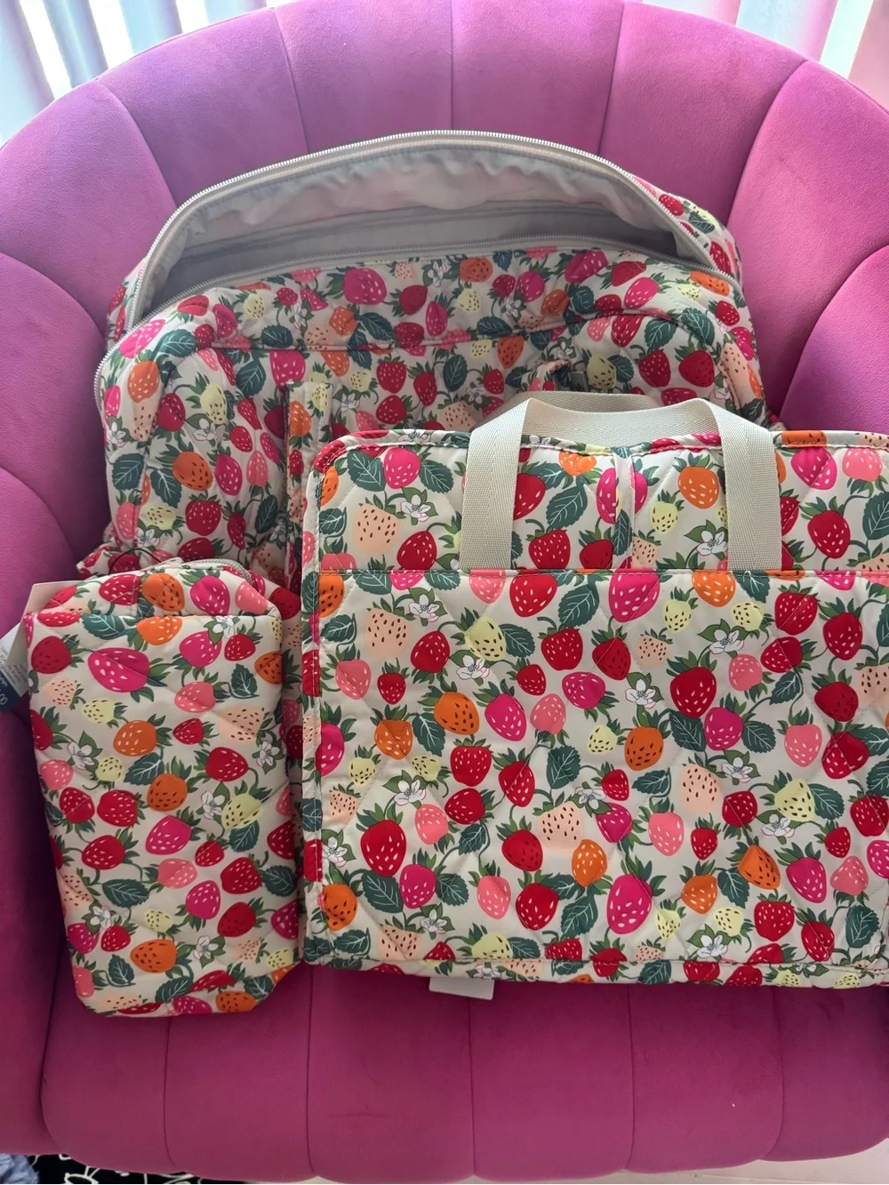 Vera Bradley Bushels of Berries Weekender Set